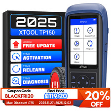 2025 XTOOL TP150 WIFI TPMS Relearn Tool Tire Pressure Sensor Programming Reset