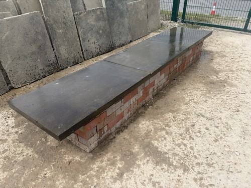Weathered sawn stone - weathered, coping