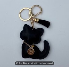 NEW - BLACK CAT HANDBAG BAG