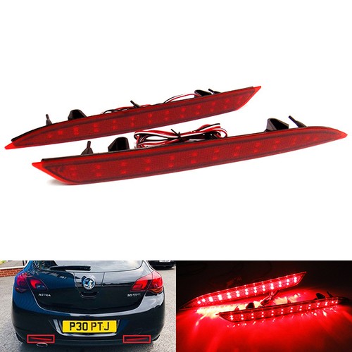 Red bumper reflector led - bumper,