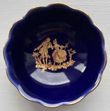 Limoges Porcelain Cobalt Blue