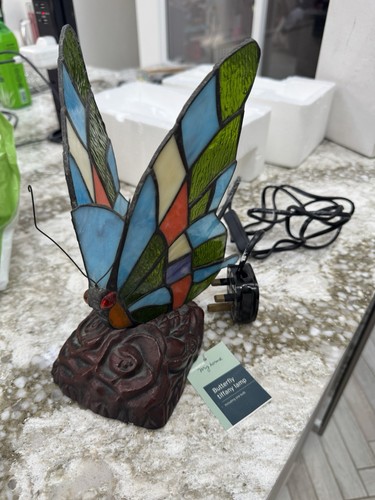 Butterfly tiffany lamp - tiffany,