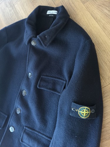 Stone island wool jacket - wool, 2003