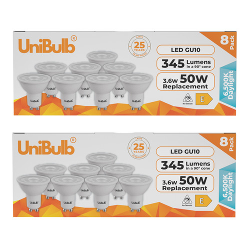 Pack unibulb gu10 led - of,