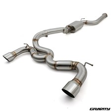 Stainless cat back - stainless, exhaust