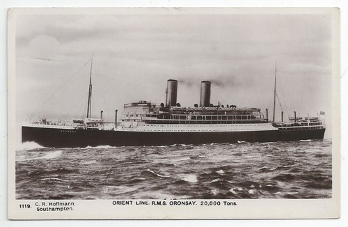 Orient line oronsay - line, steam