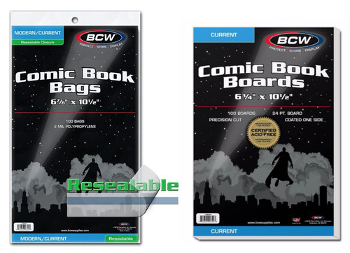 10x bcw resealable - -, comic