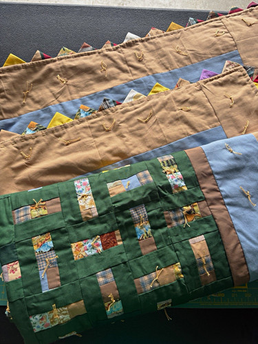 Handmade patchwork quilt - handmade,