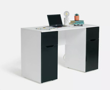Habitat Pod Double Pedestal Desk - Black