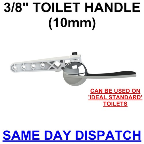Traditional metal toilet - 3/8",