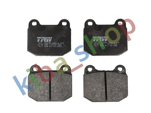 Brake pads set - brake, fits