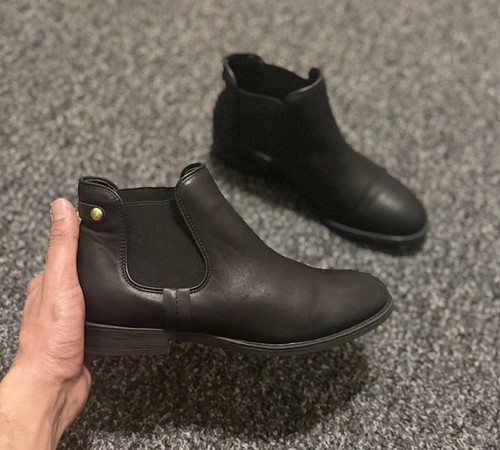 Ladies graceland black faux - black,