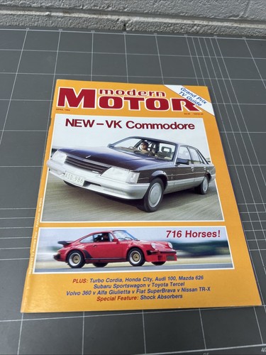Vintage car magazine modern - car,