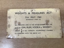 Vintage Weights & Measures Act