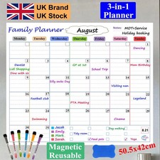 Large Monthly Magnetic Fridge