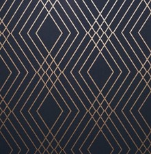 Shard Trellis Wallpaper Gold
