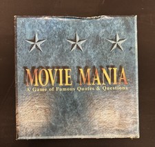 Movie Mania Board Game. A Game