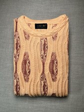 Coogi Australia Vintage Jumper Short Sleeve Apricot Sweater Men’s XXXL [170e.]