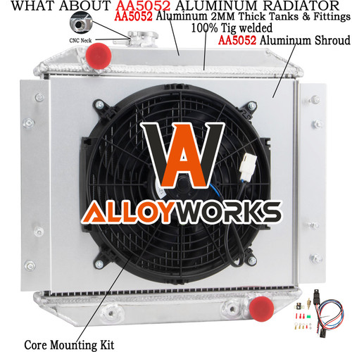 Row radiator shroud - radiator,