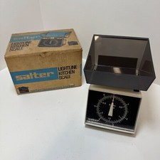 Salter LightLine Kitchen Scales / Vintage Retro Kitchen Scales / Boxed (BB1)