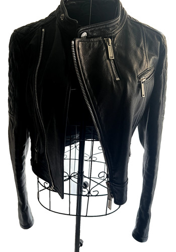 Dsquared2 leather jacket - leather,