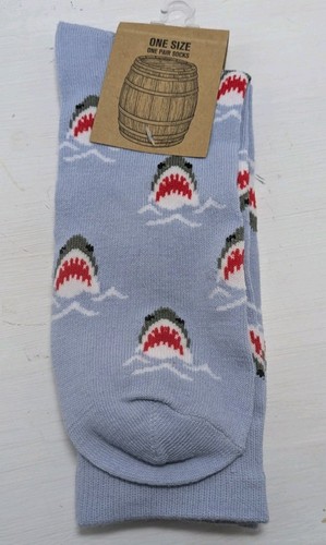 Socks pair sharks light blue - 1,
