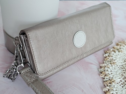 Kipling metallic beige - kipling, purse