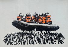 Banksy Glastonbury 2025 Screen