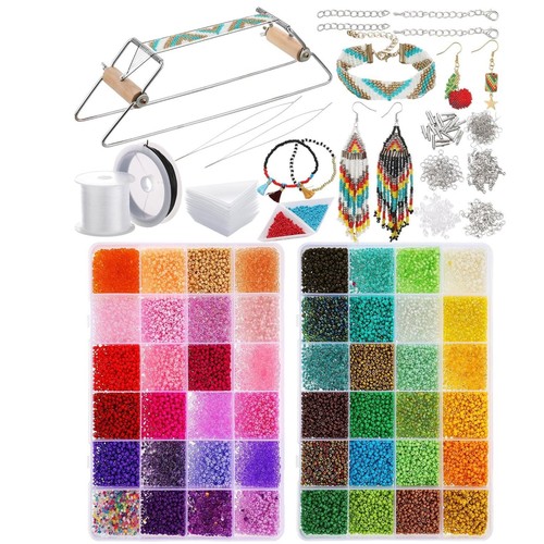 Adjustable bead loom tensioned - adjustable,