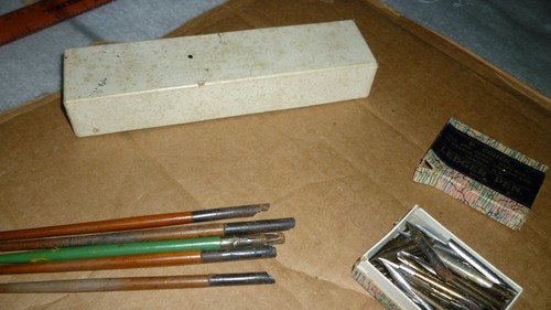 100 vintage ledger - pen, nibs