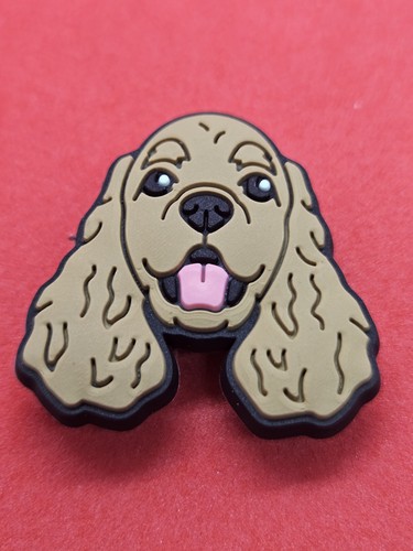 Cocker spaniel shoe charm - ,