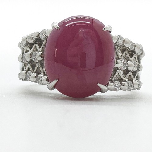 Jewelry ring star ruby - jewelry, 5.8ct