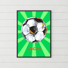 Personalised Football Print