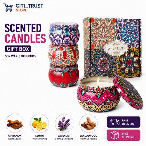 Scented candles gift set - set, 1pcs