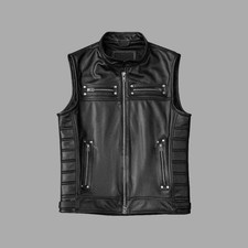 mens leather motorcycle biker