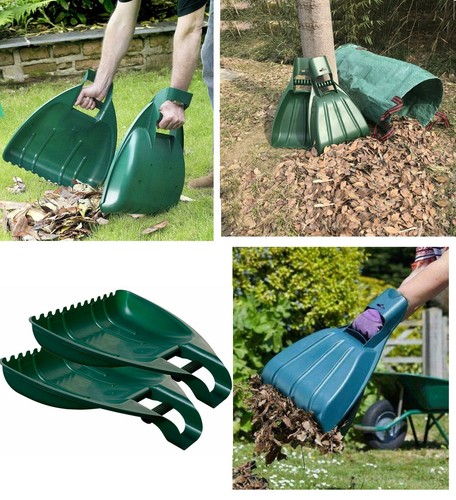 Pair leaf grabber - of, hand