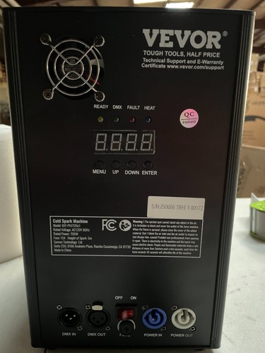 Vevor cold spark machine 700w - vevor,