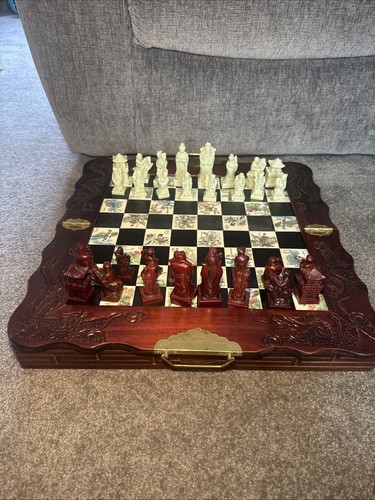 Vintage chinese resin chess - chinese,