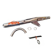 Exhaust silencer assy with - exhaust,