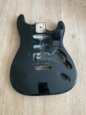 black strat guitar body. Solid