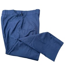 Mens Bespoke Tom Ford Style Suit Trousers W40” Navy Super 120’s Worsted Wool