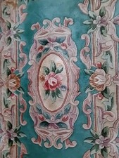 Wool Chinese Rug Green With