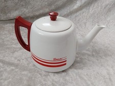 Vintage Swan enamel teapot Retro