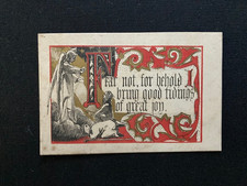 Victorian Christmas card Fear