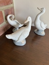 Lladro / Nao Geese/Goose x 3