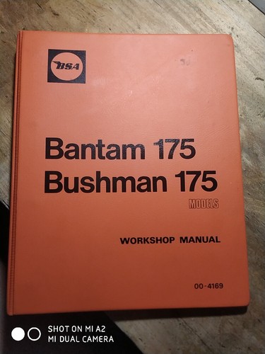Bsa 1969 bantam - 9.6, bushman
