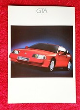 RENAULT GTA Alpine V6 Turbo Brochure 1989-1990 - 2.8 V6 & 2.5 V6 Turbo