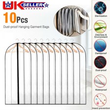 10Pcs Clear Polythene Garment