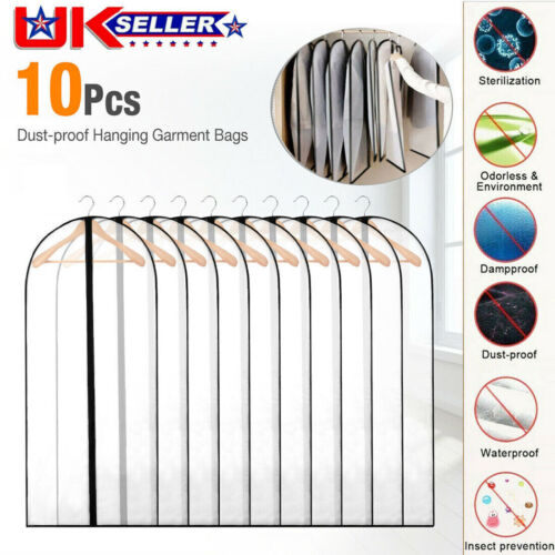 10pcs clear polythene - 10pcs, garment