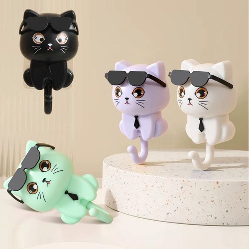 1pc cartoon cat hook self - 1pc,